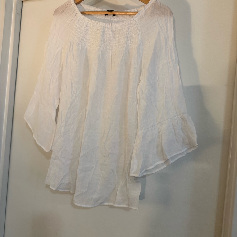 Zac & Rachel - White Breezy Women's Top - Small - NWOT